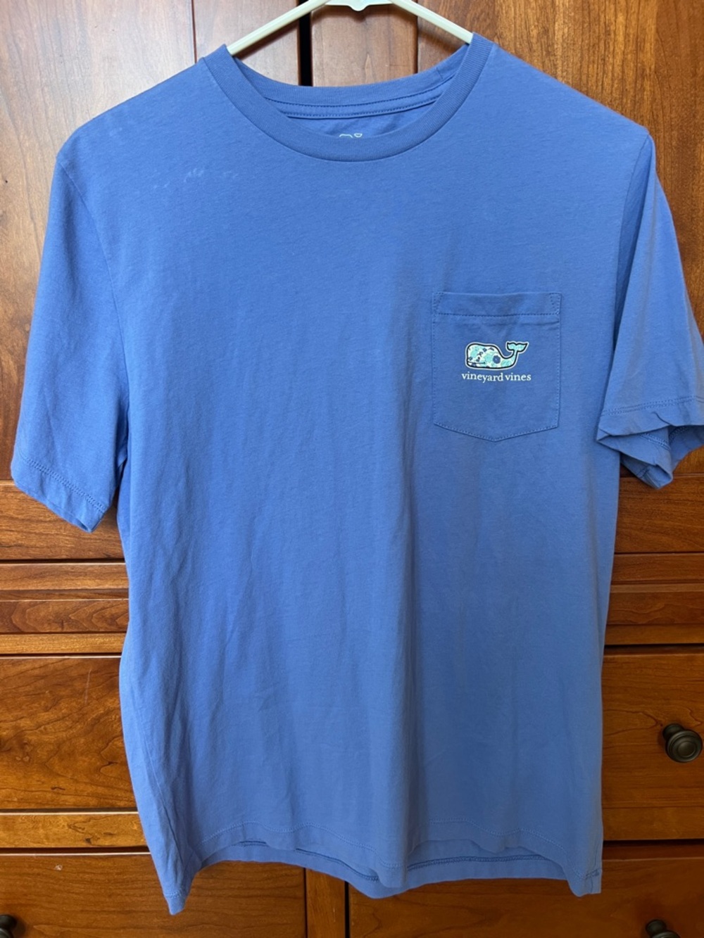 Pretty purple vineyard vines t-shirt with floral whale logo